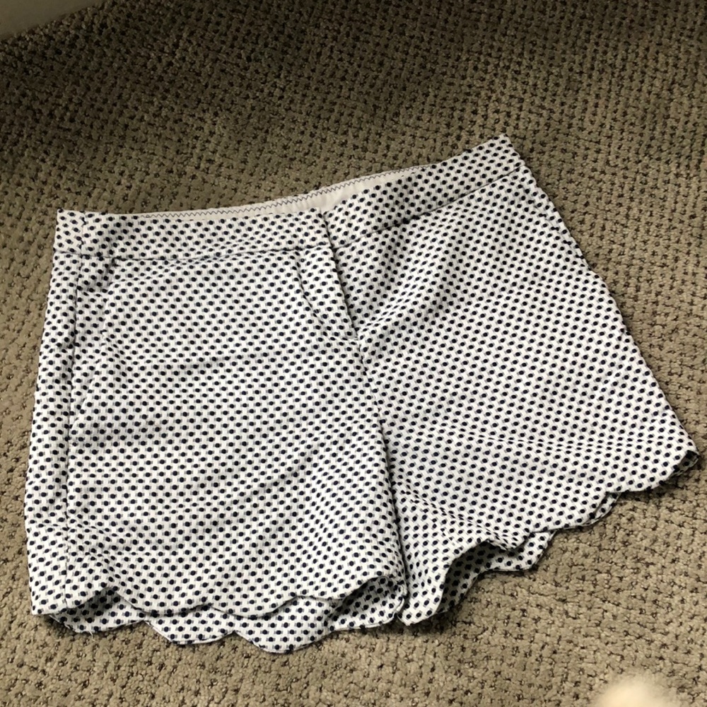 Cute shorts scalloped edge